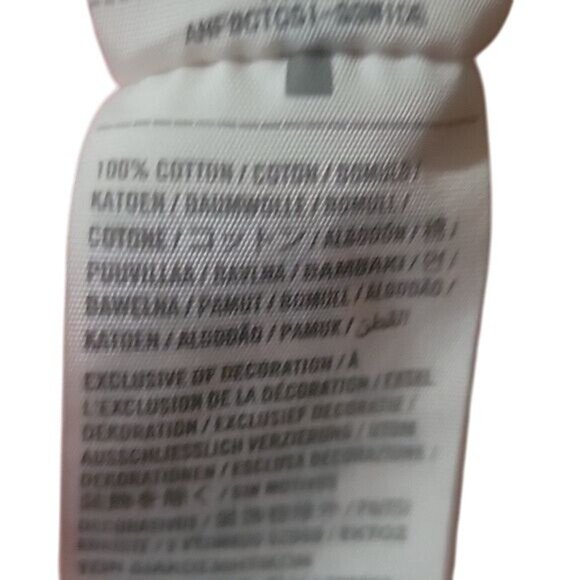 VINTAGE Abercrombie & Fitch Mens Orange T-Shirt XL 100% Cotton Green Moose Logo - Picture 5 of 5